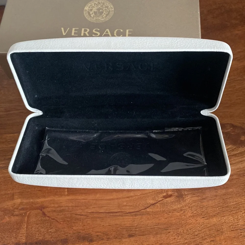 Versace VE2168 Pink Gold Mirrored Sunglasses Full Set Box Case 57-16-140